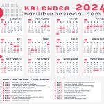 kalender hari libur dan cuti bersama 2024