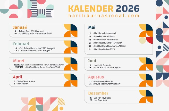 Cuti Kalender 2026